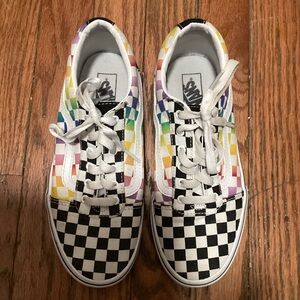 Vans Checkered lace up.